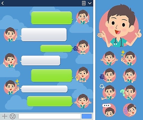 EPS 해외이미지 전신 남자 일러스트 병원 서기 여러명 성인 스마트폰 의사 풍선 외과 문자메시지 성인남자만 해외202004 해외일러스트 다수 의학 모션 사람 핸드폰 스마트기기 의료진 메시지 남자만 성인만 파일형식 벡터 이미지허브