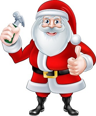 EPS 해외이미지 노년 남자 크리스마스 일러스트 한명 서기 들기 산타클로스 최고 망치 노인남자한명만 해외202004 해외일러스트 1 기념일 모션 사람 성인 공구 남자한명만 노인남자만 파일형식 벡터 이미지허브