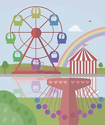 EPS 해외이미지 나무 디자인 공원 행복 산업 여행 무지개 일러스트 자연 휴가 미술 풍경 취미 그래픽 여름 강 평화 경기장 도시 플랫 서커스 긍정 회전목마 해외202004 해외일러스트 자연요소 식물 계절 공공시설 감정 컨셉 스포츠시설 문화예술 놀이기구 생태계 파일형식 벡터 이미지허브