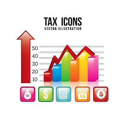 EPS 해외이미지 화살표 일러스트 그래프 사람없음 세금 해외202004 해외일러스트 파일형식 벡터 이미지허브