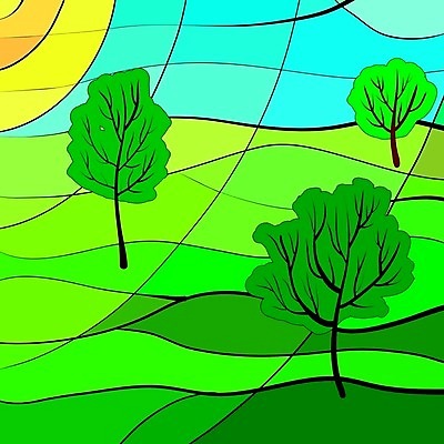 EPS 해외이미지 나무 식물 구름 계절 백그라운드 잎 밭 일러스트 자연 하늘 날씨 따뜻함 풍경 초록색 여름 파란색 빛 노란색 시골 뜨거움 분위기 변화 고독 땅 연도 언덕 싱글 스테인드글라스 내추럴 기간 방법 수평선 해외202004 해외일러스트 자연요소 감정 컬러 컨셉 농업 유리 생태계 파일형식 벡터 이미지허브