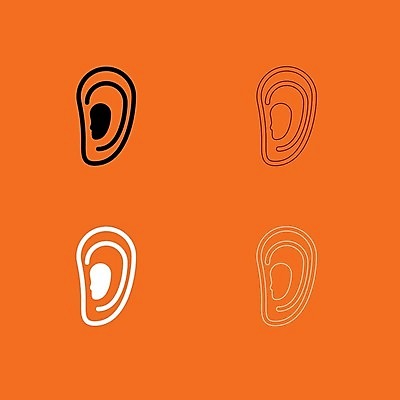 EPS 해외이미지 파도 일러스트 비즈니스 사람 그래픽 검은색 침묵 소리 듣기 흰색 도움 감각 오르간 심볼 사인 귀 시끄러움 청각 해외202004 해외일러스트 바다 컬러 컨셉 모션 신체부위 건반악기 파일형식 벡터 악기 건반 음악 문화예술 이미지허브