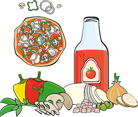 EPS 해외이미지 토마토 일러스트 양파 치즈 피자 요리 식당 이탈리아 흰색 먹기 향신료 햄 후추 바질 고립 곰팡이 해외202004 해외일러스트 유럽 컬러 채소 모션 유제품 패스트푸드 서양음식 육류 상점 향미료 파일형식 벡터 이미지허브