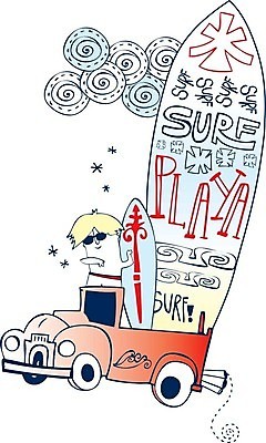 EPS 해외이미지 캐릭터 영어 남자 일러스트 한명 상반신 선글라스 트럭 서핑보드 서핑 승차 서퍼 남자한명만 해외202004 해외일러스트 일러캐릭터 문자 1 안경 모션 자동차 운동선수 사람 수상스포츠 보드_스포츠 남자만 파일형식 벡터 이미지허브