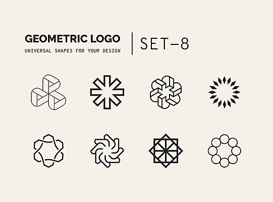 EPS 해외이미지 디자인 백그라운드 컨셉 패턴 일러스트 추상 사람없음 그래픽 세트 원형 플랫 심볼 심플 지오메트릭 해외202004 해외일러스트 도형 무늬 파일형식 벡터 이미지허브