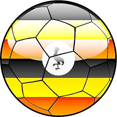 EPS 해외이미지 클립아트 스포츠 일러스트 공 축구 깃발 심볼 오브젝트 고립 우간다 해외202004 해외일러스트 아프리카 구기 파일형식 벡터 이미지허브