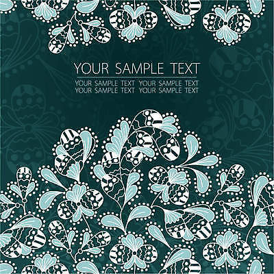 EPS 해외이미지 꽃 선 백그라운드 꽃무늬 일러스트 텍스트 프레임 사람없음 엘리먼트 해외202004 해외일러스트 식물 무늬 파일형식 벡터 이미지허브