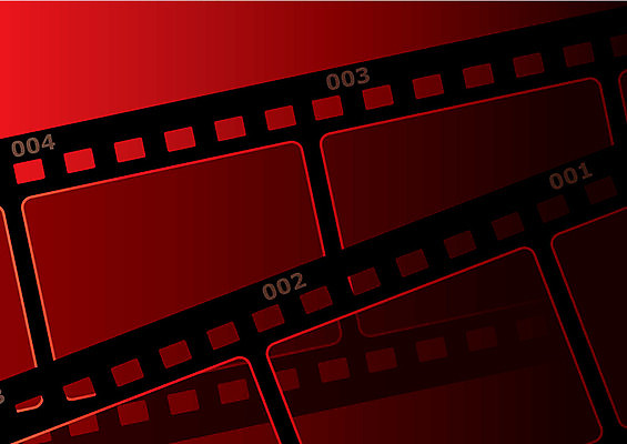 EPS 해외이미지 디자인 배너 포스터 조각 백그라운드 컨셉 일러스트 미술 빨간색 영화관 필름 영화 할리우드 부정적 석판 해외202004 해외일러스트 감정 컬러 문화예술 극장 로스앤젤레스 파일형식 벡터 이미지허브