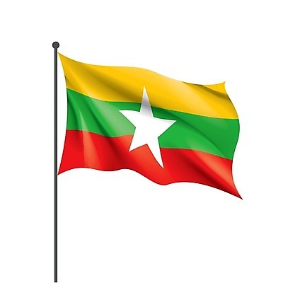 EPS 해외이미지 배너 아시아 별 리본 문화 물결 여행 일러스트 동양인 그래픽 빨간색 초록색 세계 노란색 3D 흰색 깃발 선거 심볼 오브젝트 사인 대륙 영토 지역 서명 애국심 고립 독립 미얀마 버마 전국 지리 현실 해외202004 해외일러스트 자연요소 나라 컬러 인종 민주주의 디지털합성 파일형식 벡터 이미지허브