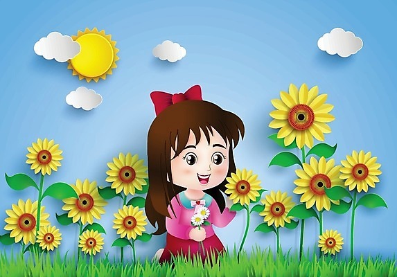 EPS 해외이미지 식물 꽃 문화 백그라운드 꽃무늬 밭 농업 일러스트 자연 하늘 해바라기 풍경 야외 초록색 파란색 농장 노란색 성장 벚꽃 시골 유기농 장면 꽃가루 천국 내추럴 해외202004 해외일러스트 웰빙 산업 컬러 무늬 가루 생태계 파일형식 벡터 이미지허브