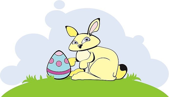EPS 해외이미지 구름 종교 백그라운드 일러스트 자연 하늘 휴가 부활절 봄 흰색 토끼 고립 해외202004 해외일러스트 자연요소 계절 기념일 컬러 포유류 반려동물 생태계 파일형식 벡터 이미지허브