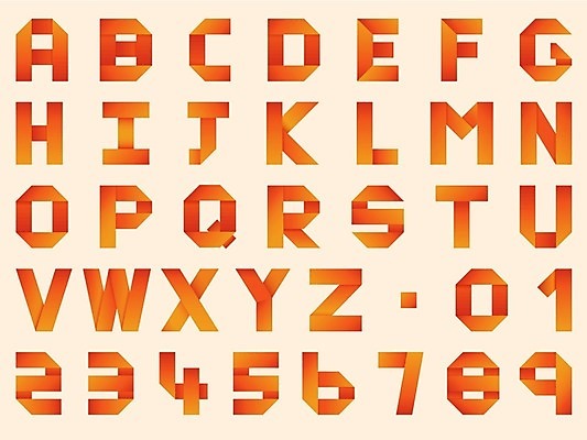 EPS 해외이미지 캐릭터 알파벳 종이 일러스트 텍스트 미술 장식 단어 숫자 희망 편지 종이접기 접기 해외202004 해외일러스트 일러캐릭터 문자 영어 감정 모션 문화예술 파일형식 벡터 이미지허브