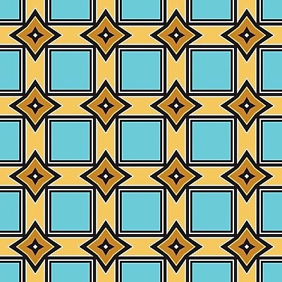 EPS 해외이미지 디자인 백그라운드 패턴 오렌지 일러스트 벽지 추상 갈색 검은색 타일 복고 정사각형 터키석 해외202004 해외일러스트 도형 컬러 무늬 과일 보석 파일형식 벡터 이미지허브