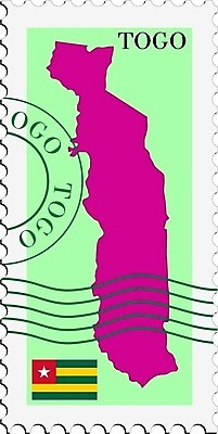 EPS 해외이미지 디자인 배너 종이 지도 인터넷 일러스트 추상 미술 깃발 편지 우표 토고 해외202004 해외일러스트 무늬 문화예술 파일형식 벡터 서아프리카 이미지허브