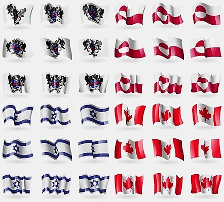 EPS 해외이미지 디자인 문화 상징 캐나다 일러스트 세계 직물 심볼 지역 그린란드 이스라엘 전국 강조 해외202004 해외일러스트 섬 북아메리카 덴마크 서아시아 파일형식 벡터 이미지허브