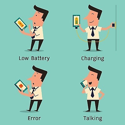 EPS 해외이미지 캐릭터 응시 감정 컨셉 인터넷 일러스트 비즈니스 통신 모바일 노동자 스트레스 서기 미소 스마트폰 핸드폰 세트 표현 잡기 비즈니스맨 네트워크 플랫 플러그 연결 만화 종업원 심볼 고민 걱정 철사 충격 문제 충전 베터리 심각 오류 요금 채팅 혼란 표현성 해외202004 해외일러스트 일러캐릭터 직업 시선 남자 모션 표정 전자제품 스마트기기 직장인 파일형식 벡터 이미지허브