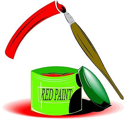 EPS 해외이미지 일러스트 수채화 미술 목재 페인트 붓 고립 기간 해외202004 해외일러스트 나무 재료 문화예술 파일형식 벡터 이미지허브