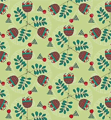 JPG 해외이미지 꽃 잎 패턴 일러스트 사람없음 컬러풀 빈티지 화려 복고 해외202004 해외일러스트 식물 컬러 컨셉 무늬 파일형식 이미지허브