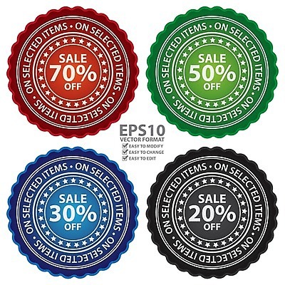 EPS 해외이미지 스티커 일러스트 사람없음 세트 라벨 세일 빈티지 해외202004 해외일러스트 컨셉 프레임 파일형식 벡터 이미지허브