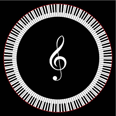 EPS 해외이미지 음악 일러스트 열쇠 미술 소리 기구 키보드 피아노 뮤지컬 해외202004 해외일러스트 문화예술 건반악기 파일형식 벡터 이미지허브