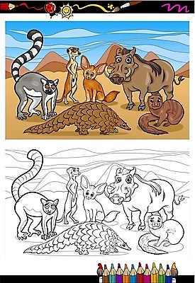 EPS 해외이미지 클립아트 동물 캐릭터 교육 행복 야생동물 백그라운드 일러스트 포유류 아프리카 동화 동물원 저울 종류 풍경 그래픽 책 세트 검은색 유치원 흰색 그룹 만화 수집 그림 꼬리 코믹 장면 페이지 공상 멧돼지 마스코트 미어캣 색칠공부 여우원숭이 해외202004 해외일러스트 일러캐릭터 감정 나라 컬러 학습 원숭이 색칠 파일형식 벡터 이미지허브