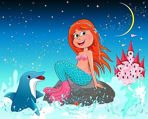 EPS 해외이미지 동물 캐릭터 행복 별 어린이 바다 일러스트 자연 하늘 동화 불가사리 미소 앉기 물 파란색 달 바위 야간 작음 만화 돌고래 공상 인어 해외202004 해외일러스트 일러캐릭터 자연요소 감정 컬러 포유류 모션 극피동물 표정 사람 수중동물 돌_바위 크기 생태계 파일형식 벡터 이미지허브