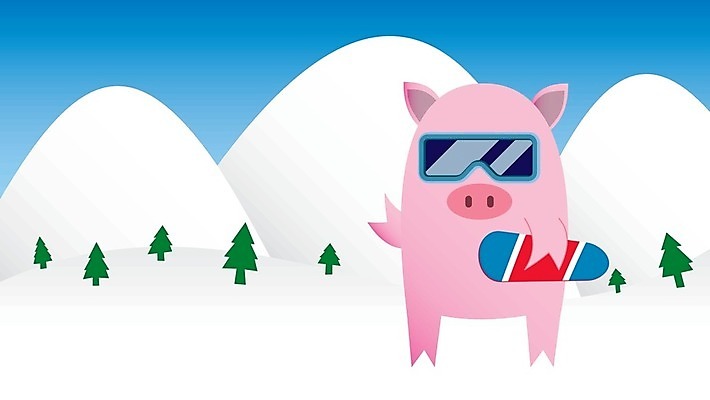 EPS 해외이미지 나무 스포츠 분홍색 겨울 일러스트 놀이 하늘 휴가 산 파란색 추위 흰색 소나무 돼지 시원함 북극 북쪽 프리스타일 해외202004 해외일러스트 식물 계절 컬러 포유류 극지방 방향 파일형식 벡터 이미지허브