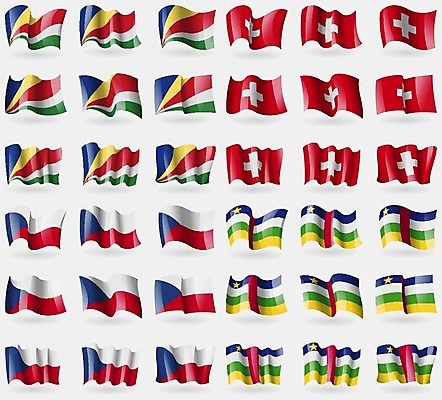 EPS 해외이미지 디자인 문화 상징 일러스트 세계 직물 심볼 스위스 지역 체코 세이셸 전국 강조 해외202004 해외일러스트 유럽 아프리카 파일형식 벡터 이미지허브