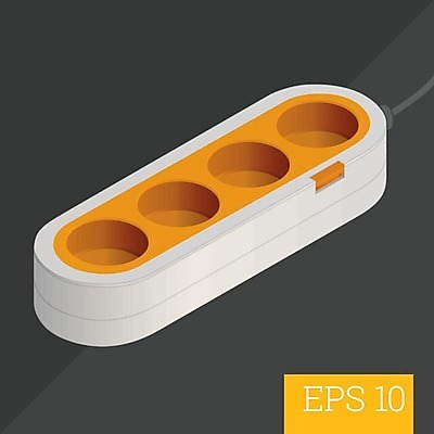 EPS 해외이미지 조각 일러스트 3D 힘 에너지 콘센트 플러그 코드 확대 심플 철사 고립 해외202004 해외일러스트 디지털합성 파일형식 벡터 이미지허브