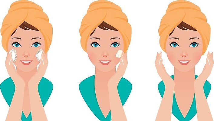 EPS 해외이미지 백인 손 행복 얼굴 백그라운드 일러스트 수건 머리 스파 화장품 거품 터치 흰색 신선 피부 순수 피부관리 비누 보습 완벽 신청 해외202004 해외일러스트 서양인 감정 컬러 컨셉 신체부위 위생용품 뷰티 파일형식 벡터 이미지허브