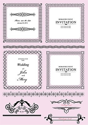 EPS 해외이미지 디자인 일러스트 프레임 사람없음 장식 빈티지 고급 우아함 바로크 빅토리아 해외202004 해외일러스트 컨셉 파일형식 벡터 이미지허브