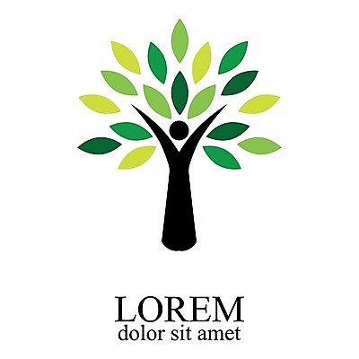 EPS 해외이미지 나무 식물 실루엣 잎 일러스트 건강 사람없음 평화 에너지 바이오 자선단체 해외202004 해외일러스트 컨셉 촬영기법 그룹 자선 파일형식 벡터 이미지허브