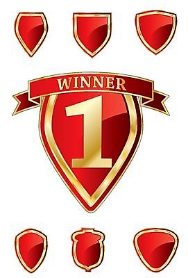 EPS 해외이미지 템플릿 디자인 배너 리본 일러스트 아이디어 프레임 그래픽 장식 빨간색 세트 금속 공백 악단 판넬 황금 우아함 수집 심볼 클럽 배지 방패 엘리먼트 증명서 챔피언 테마 해외202004 해외일러스트 음악 컬러 컨셉 재질 파일형식 벡터 이미지허브