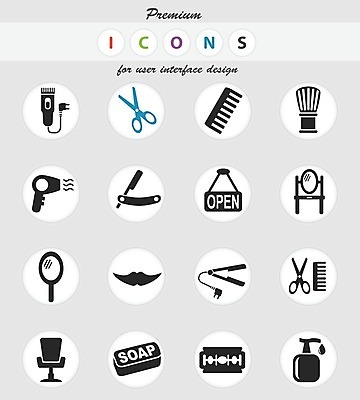 EPS 해외이미지 의자 일러스트 사람없음 픽토그램 거울 머리빗 미용용품 칼날 미용실 드라이어 미용사 이발 심볼 콧수염 비누 면도 면도기 면도칼 이발소 이발사 해외202004 해외일러스트 직업 가구 모션 수염 위생용품 뷰티샵 오브젝트 파일형식 벡터 이미지허브