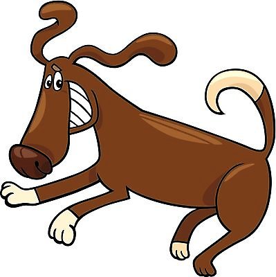 EPS 해외이미지 캐릭터 일러스트 사람없음 반려동물 달리기 갈색 귀여움 개 만화 해외일러스트 일러캐릭터 동물 컬러 컨셉 포유류 모션 파일형식 벡터 이미지허브