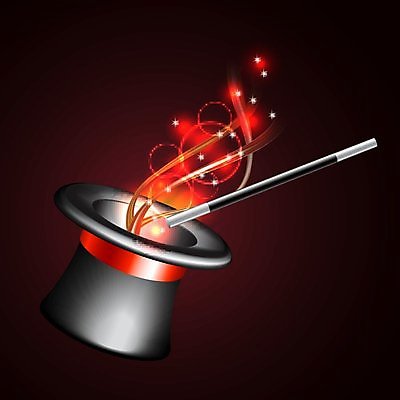 EPS 해외이미지 템플릿 디자인 배너 별 백그라운드 컨셉 일러스트 장난 지팡이 전등 그래픽 빛 반사 검은색 공연 회색 덮개 마법사 마술사 흰색 행운 막대기 황금 고급 서커스 신비 기적 쇼 광택 마법 야광 슬라이드 엘리먼트 오해 우화 캡모자 효과 해외202004 해외일러스트 자연요소 모자_잡화 컬러 조명 이벤트 마술 뚜껑 파일형식 벡터 이미지허브