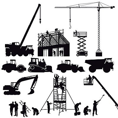 EPS 해외이미지 직업 일러스트 협력 설계 건물 엔지니어 수리 계획 건축가 굴착기 종업원 기중기 발판 개발 건축업자 해외202004 해외일러스트 건축물 건축 컨셉 중장비 기술자 파일형식 벡터 이미지허브