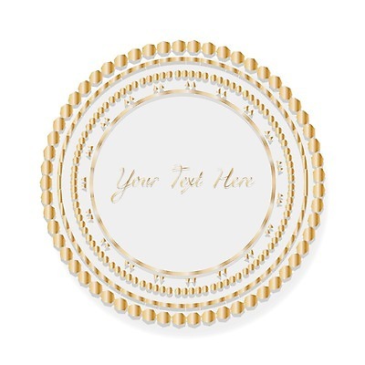 EPS 해외이미지 일러스트 프레임 사람없음 라벨 금색 빈티지 원형 클래식 고급 해외202004 해외일러스트 도형 컬러 컨셉 파일형식 벡터 이미지허브