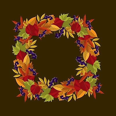 EPS 해외이미지 단풍 일러스트 사각프레임 사람없음 갈색 직사각형 원형프레임 해외202004 해외일러스트 도형 컬러 잎 프레임 사각형 원형 파일형식 벡터 이미지허브