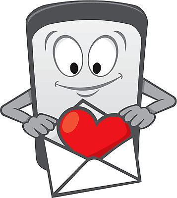 EPS 해외이미지 일러스트 모바일 봉투 발렌타인데이 사랑 스마트폰 하트 메시지 만화 문자메시지 해외202004 해외일러스트 모양 감정 데이이벤트 핸드폰 스마트기기 파일형식 벡터 이미지허브