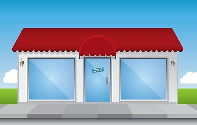 EPS 해외이미지 일러스트 창문 유리 건물 쇼핑 문 상점 희망 보행로 해외202004 해외일러스트 건축물 감정 길 재질 파일형식 벡터 이미지허브