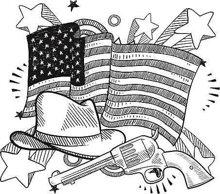 EPS 해외이미지 일러스트 부츠 빨간색 파란색 미국 목장 권총 총 자유 수확 흰색 깃발 카우보이 보안관 성조기 낙서 6 스케치 선거 그림 복고 사수 공정 애국심 망아지 고립 독립 독립기념일 라이더 서쪽 헌법 해외202004 해외일러스트 직업 기념일 무기 새끼 컬러 신발 컨셉 북아메리카 농업 미술 숫자 말_동물 국기 민주주의 방향 법 파일형식 벡터 이미지허브