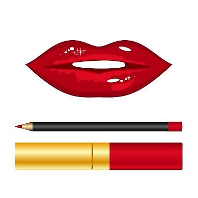 EPS 해외이미지 디자인 여자 백그라운드 일러스트 키스 발렌타인데이 건강 사랑 사람 빨간색 연필 반사 유행 화장품 장비 립스틱 황금 우아함 입술 오브젝트 만들기 튜브 고립 연지 해외202004 해외일러스트 감정 컬러 컨셉 모션 데이이벤트 학용품 신체부위 필기구 뷰티 애정표현 파일형식 벡터 기념일 문구용품 표현 이벤트 이미지허브