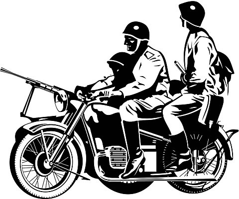 EPS 해외이미지 일러스트 흑백 빨간색 기계 오토바이 흰색 깃발 만화 흰배경 그림 군용 싸움 전쟁 육군 고립 소비에트 해외202004 해외일러스트 컬러 백그라운드 모션 군대 촬영기법 바이크 파일형식 벡터 이미지허브