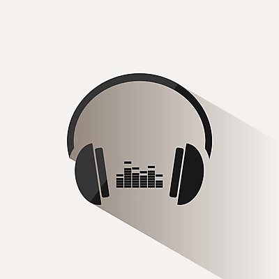 EPS 해외이미지 디자인 음악 이어폰 일러스트 전자제품 디지털 검은색 헤드폰 소리 듣기 장비 흰색 볼륨 심볼 귀 오디오 스테레오 해외202004 해외일러스트 컬러 음향기기 모션 문화예술 신체부위 파일형식 벡터 이미지허브