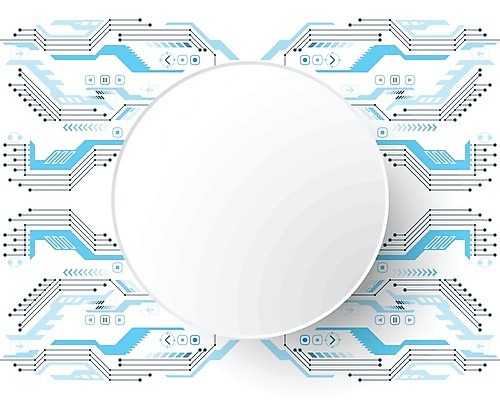 EPS 해외이미지 디자인 컨셉 일러스트 추상 미래 사람없음 그래픽 파란색 디지털 흰색 원형 해외202004 해외일러스트 도형 컬러 무늬 파일형식 벡터 이미지허브