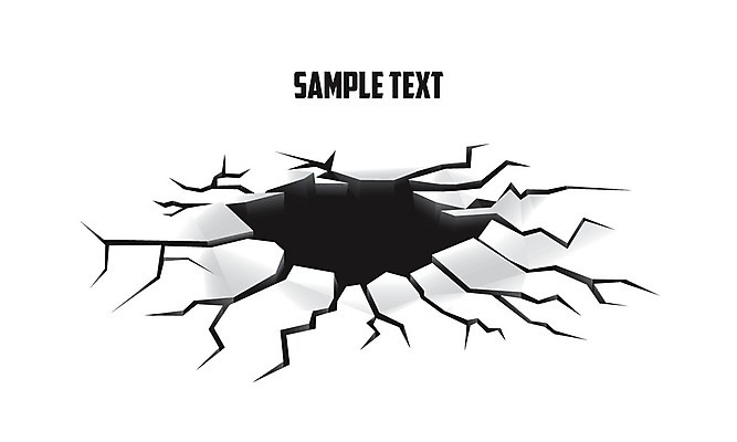 EPS 해외이미지 디자인 백그라운드 일러스트 검은색 가을 흰색 구멍 균열 골절 단절 땅바닥 지진 해외202004 해외일러스트 계절 컬러 의학 모션 바닥 자연재해 파일형식 벡터 이미지허브