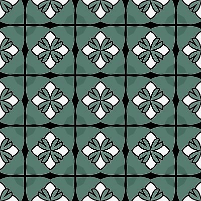 EPS 해외이미지 디자인 백그라운드 패턴 일러스트 벽지 추상 초록색 검은색 흰색 타일 정사각형 해외202004 해외일러스트 도형 컬러 무늬 파일형식 벡터 이미지허브