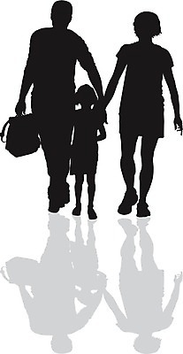 EPS 해외이미지 딸 실루엣 일러스트 학교 그림자 해외202004 해외일러스트 교육 가족 촬영기법 파일형식 벡터 이미지허브