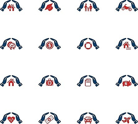 EPS 해외이미지 손 일러스트 사람없음 빨간색 파란색 픽토그램 심볼 보험 생명보험 의료보험 자동차보험 어린이보험 실손보험 화재보험 운전자보험 여행자보험 주택보험 고용보험 상해보험 해외202004 해외일러스트 컬러 신체부위 파일형식 벡터 이미지허브